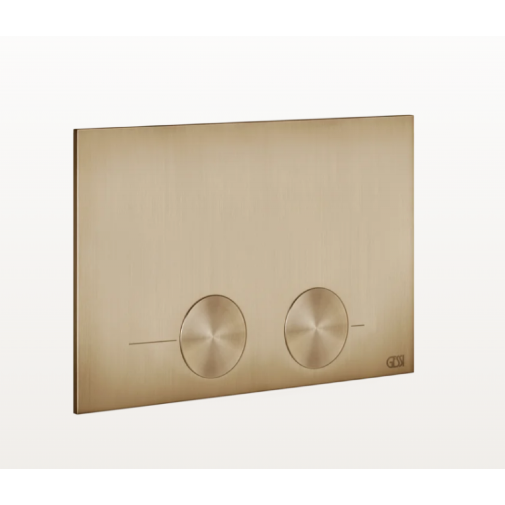 Клавиша смыва, Gessi, для инсталяций, Tece (TeceProfil, TeceBox), шгв 215*5*145, цвет-Warm Bronze Br. PVD