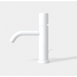 Смеситель для раковины, Fima Carlo Frattini, Spillo Tech, X COLLECTION, цвет-белый матовый