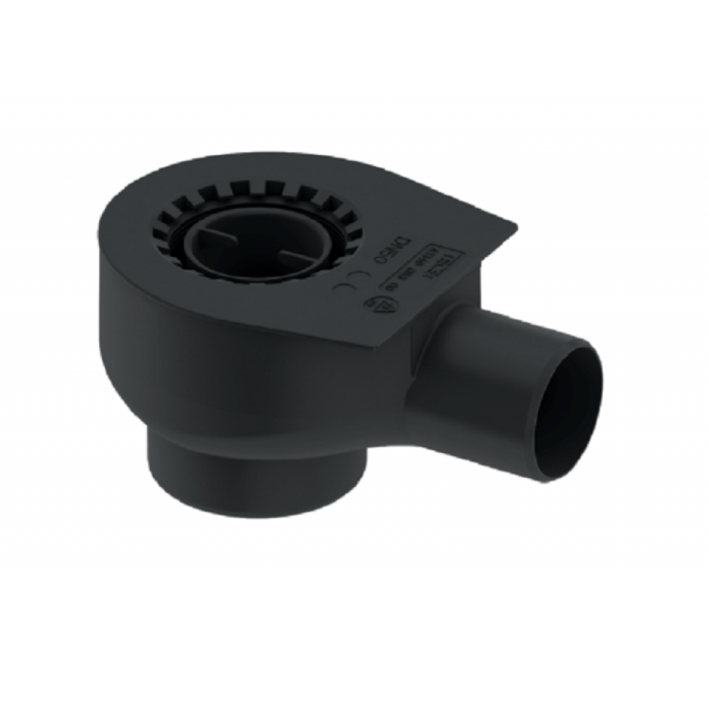 Сифон, TECE, TECEdrainline, для дренажного канала, DN50, цвет-чёрный