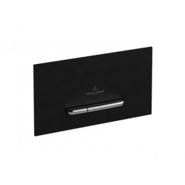 Клавиша смыва, Villeroy&Boch, ViConnect, для бачков скрытого монтажа, шгв 253*20*145, цвет-стекло черное глянцевое