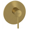 Смеситель для душа, Kludi, BOZZ, цвет-золото брашированное