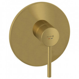Смеситель для душа, Kludi, BOZZ, цвет-золото брашированное