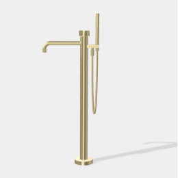 Смеситель для ванны и душа, Fima Carlo Frattini, So, цвет-брашированный шампань