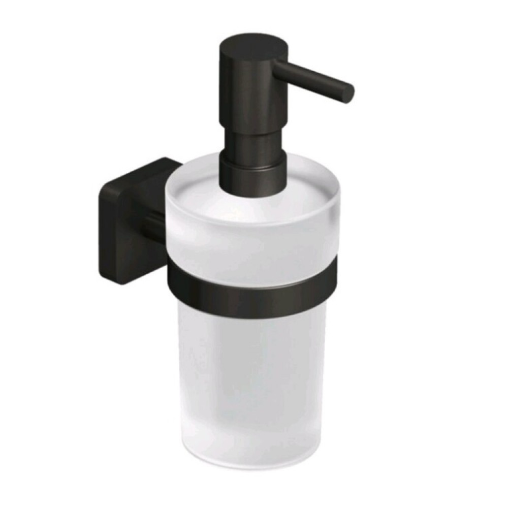 Дозатор для жидкого мыла, Kludi, VELA S, шгв 72*117*180, цвет дозатора-сталь оружейная