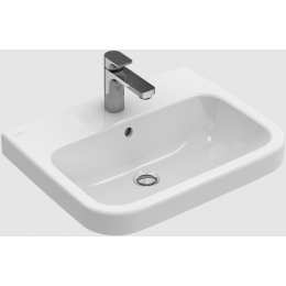 Раковина, Villeroy&Boch, Architectura, шгв 650*470*125, отверстия для смесителя-1 сквозное, 2 промаркированных, цвет-альпийский белый