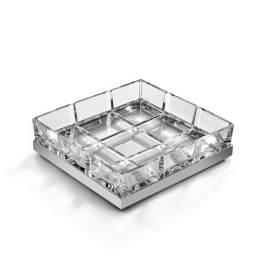 Мыльница, 3SC, Palace, шгв 120*110*30, цвет-никель сатинированный черный матовый