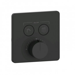 Смеситель для душа, Gessi, HI-FI Comfort, на 2 потребителя, цвет-черный матовый