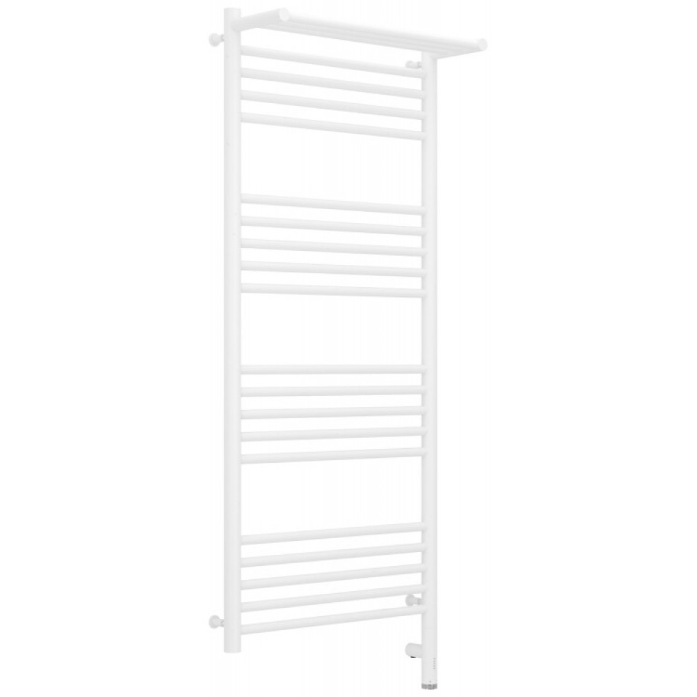 Полотенцесушитель, Сунержа, Богема 3.0, с 1 полкой, шгв 532*214*1324, нижнее справа, МЭМ, цвет-белый матовый