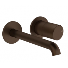 Смеситель для раковины, Gessi, Habito Unito, цвет-бронза темная (Dark Bronze)