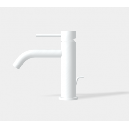 Смеситель для раковины, Fima Carlo Frattini, Spillo Up, цвет-белый матовый