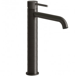 Смеситель для раковины, Gessi, 316 Trame, цвет-Black Metal Brushed PVD