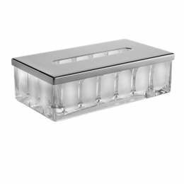 Контейнер для бумажных салфеток, 3SC, Montblanc, настольный, шгв 230*125*70, цвет-хром