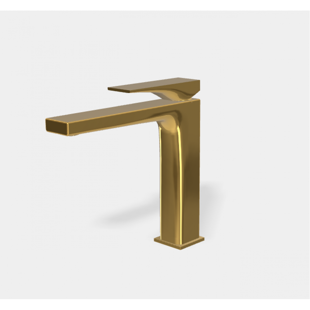 Смеситель для раковины, Fima Carlo Frattini, Zeta, цвет-золото