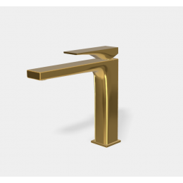Смеситель для раковины, Fima Carlo Frattini, Zeta, цвет-золото