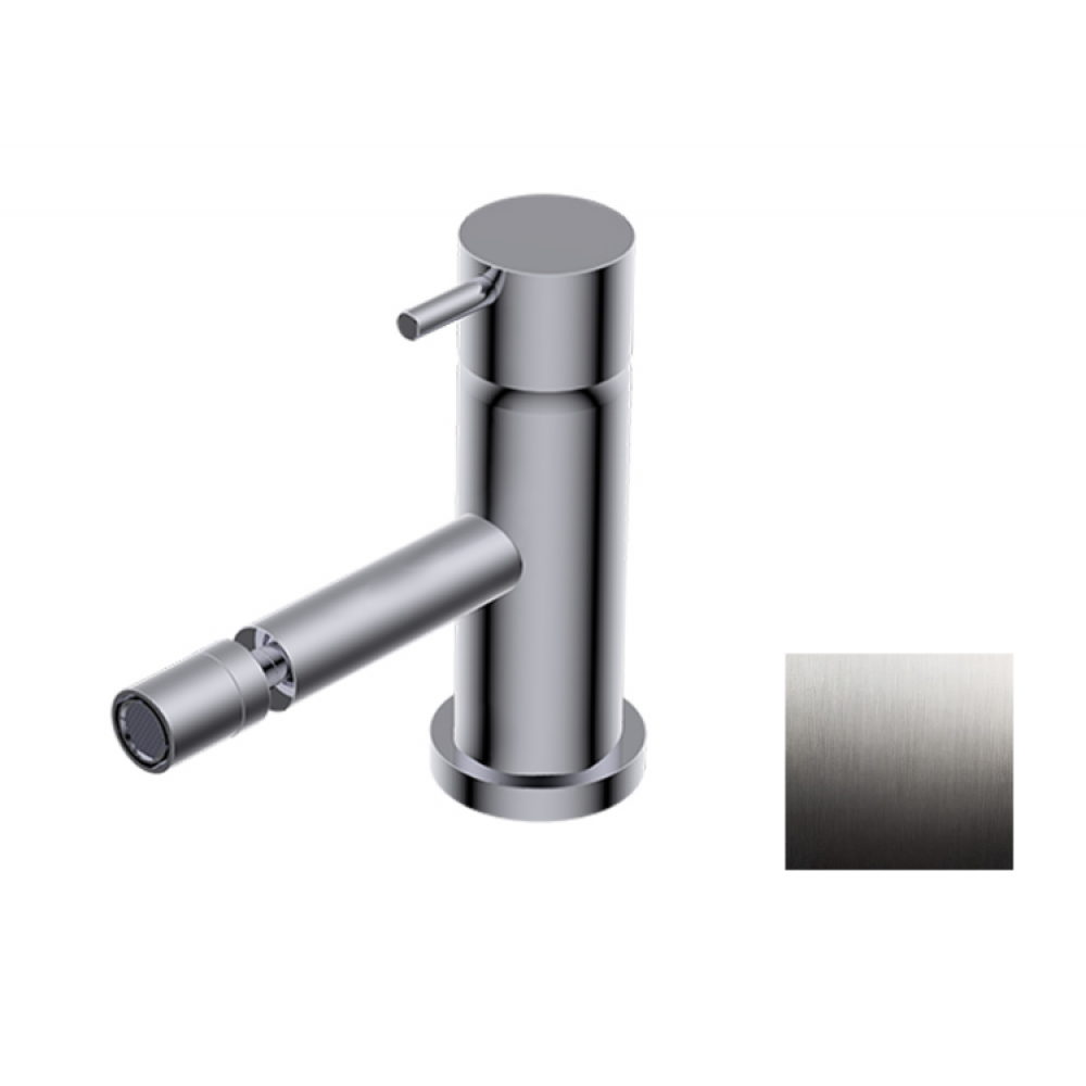 Смеситель для биде, Ritmonio, Diametro35, цвет-хром брашированный (Brushed Chrome)