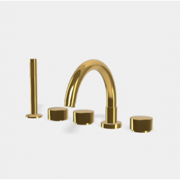 Смеситель для ванны и душа, Fima Carlo Frattini, So, цвет-золото