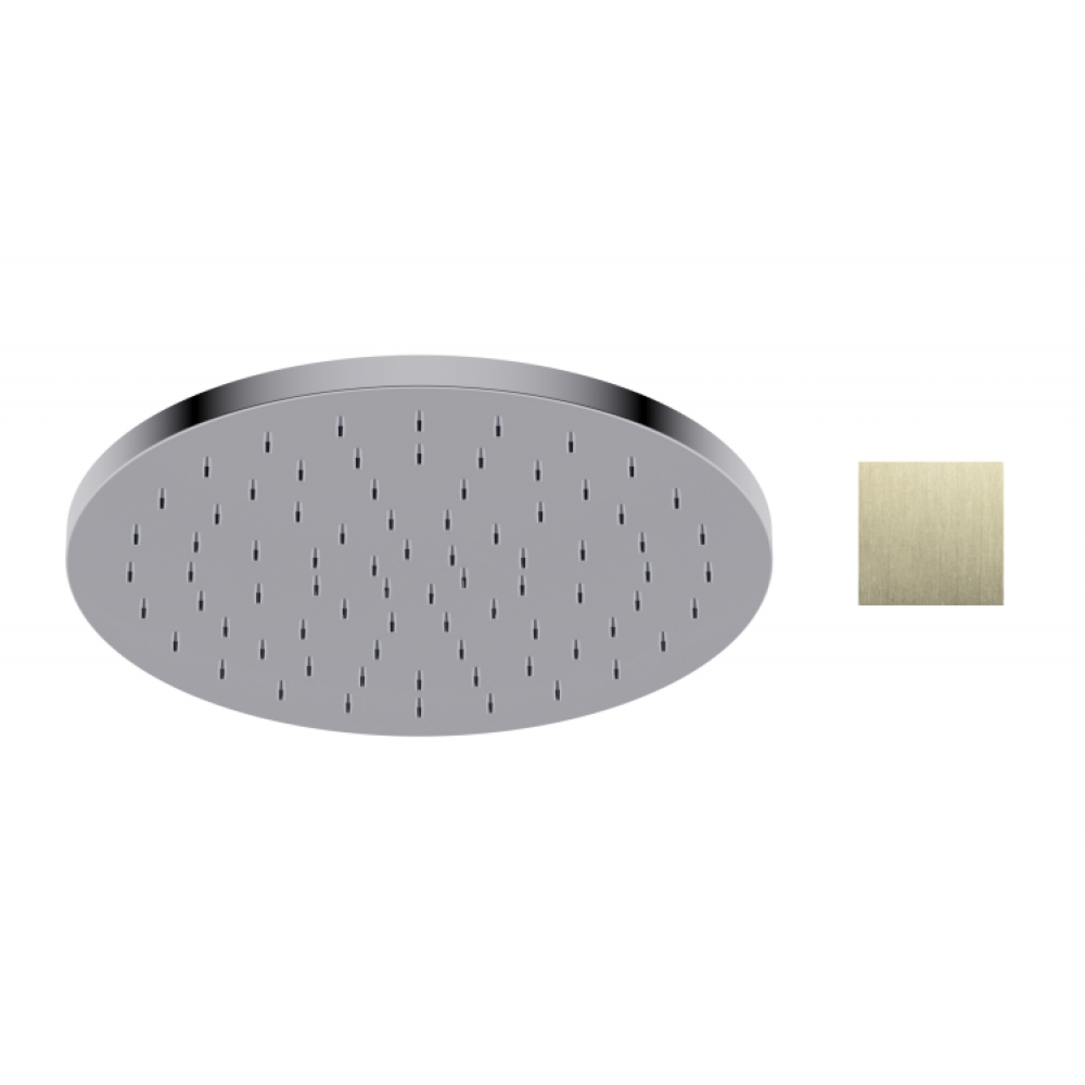 Верхний душ, Ritmonio, 250*250, цвет-Brushed champagne PVD