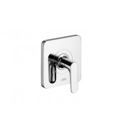 Вентиль, Hansgrohe, Axor Citterio M, 1/2" / 3/4", цвет-сталь