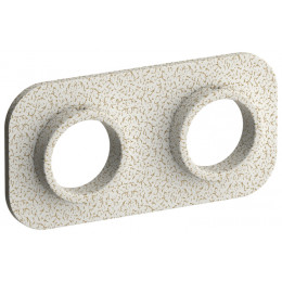 Отражатель, Сунержа, EU50, нержавеющая сталь, подключение-EU50, цвет-Античное белое золото