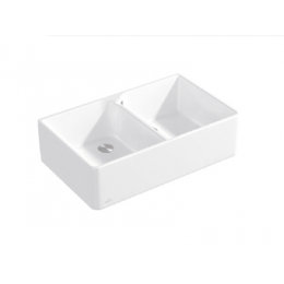 Мойка, Villeroy&Boch, Kitchen, шгв 900*550*220, CeramicPlus, цвет-альпийский белый