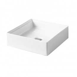 Раковина, Artceram, Scalino, шгв 380*380*115, отверстия для смесителя-отсутствуют, цвет-белый глянцевый