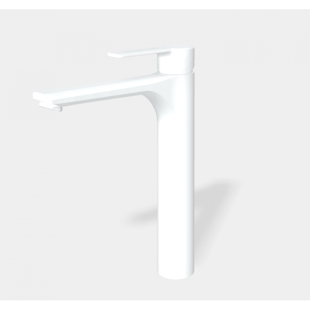 Смеситель для раковины, Fima Carlo Frattini, Mast, цвет-белый матовый