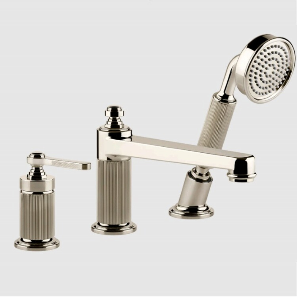 Смеситель для ванны и душа, Gessi, VENTI20, цвет-Nickel PVD