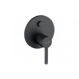 Смеситель для душа, Kludi, Nova Fonte Puristic, на 2 потребителя, цвет-черный матовый