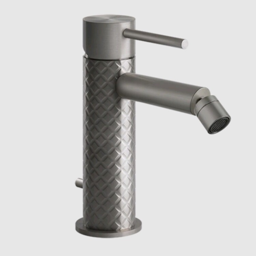 Смеситель для биде, Gessi, 316 Intreccio, цвет-Steel Brushed