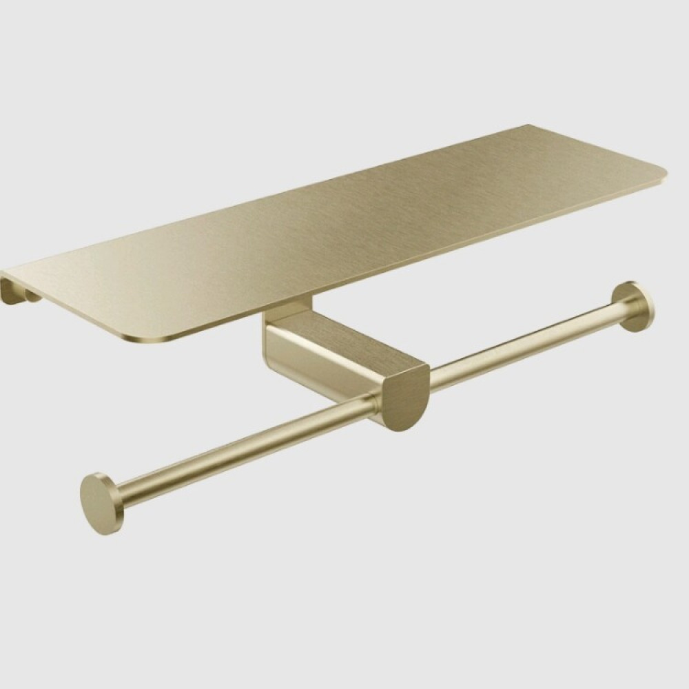 Бумагодержатель, Gessi, Rilievo, шгв 308*100*89, цвет-Brushed Brass PVD
