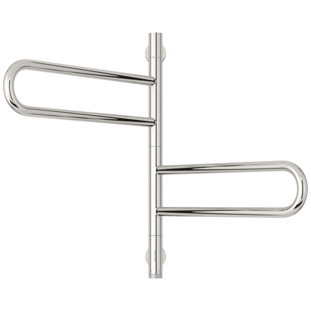 Полотенцесушитель, Сунержа, Парео 4.0, поворотный, шгв 50*535*567, нижнее, цвет-сталь (без покрытия)