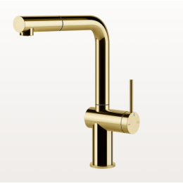 Смеситель для кухни, Gessi, INEDITO, цвет-золото PVD