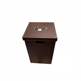 Корзина для белья, Decor Walther, Brownie, шгв 370*370*585, цвет-темно-коричневый