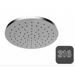 Верхний душ, Almar, 316 Stalnless Steel, 300*300, цвет-Absolute Black Brushed PVD (Товар заказной, возврату не подлежит)