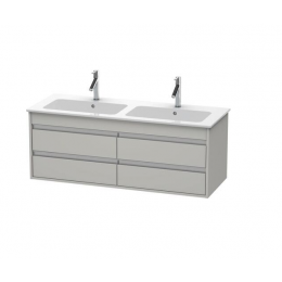 Тумба под раковину, Duravit, Ketho, шгв 1270*475*480, раковина-необходимо заказать, цвет-бетонно-серый матовый