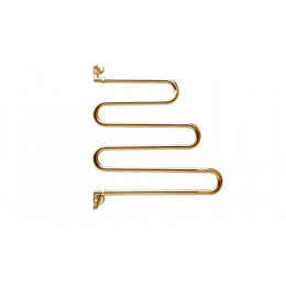 Полотенцесушитель, Margaroli, Vento, 405, шгв 600*125*705 мм, цвет-золото