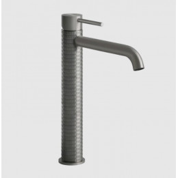 Смеситель для раковины, Gessi, 316 Meccanica, цвет-Steel Brushed