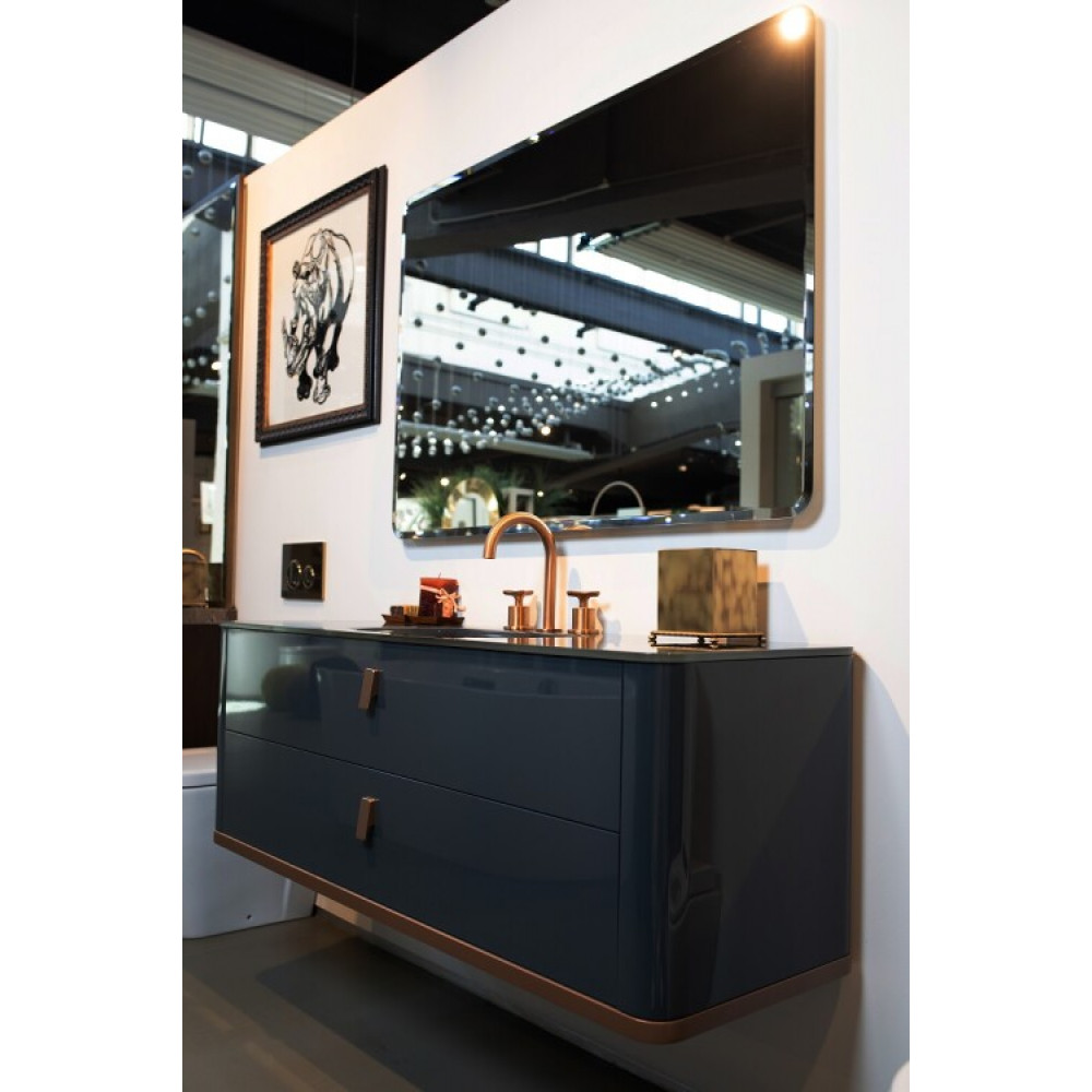 Комплект мебели, Milldue, Tailor, тумба под раковину + столешница с интегрированной раковиной, со смесителем THG, Bondi, и зеркалом