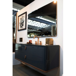 Комплект мебели, Milldue, Tailor, тумба под раковину + столешница с интегрированной раковиной, со смесителем THG, Bondi, и зеркалом