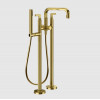 Смеситель для ванны и душа, Gessi, Inciso, цвет-Gold PVD