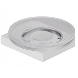 Мыльница, Kludi, VELA C, шгв 110*112*30, цвет-белый матовый