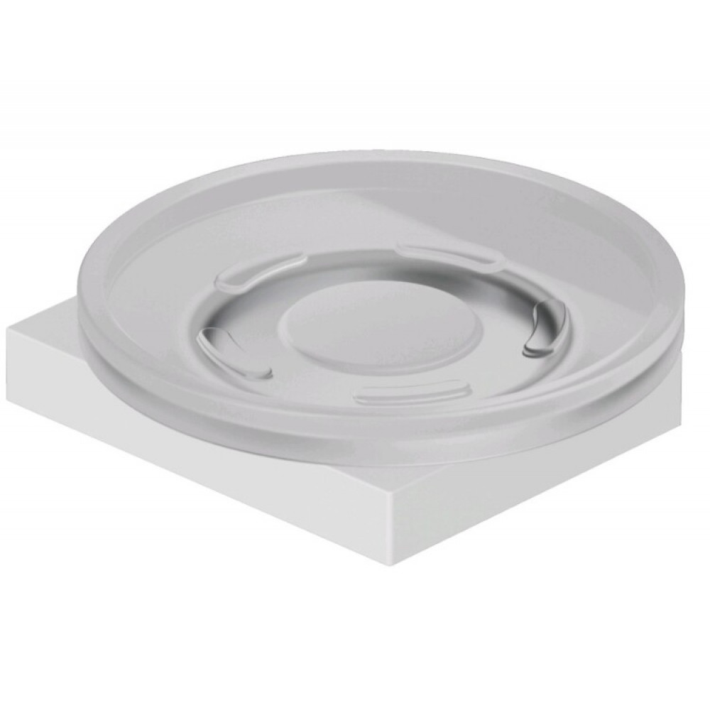 Мыльница, Kludi, VELA C, шгв 110*112*30, цвет-белый матовый