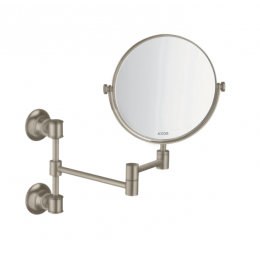 Косметическое зеркало, Axor, Axor Montreux, без подсветки, цвет-шлифованный никель