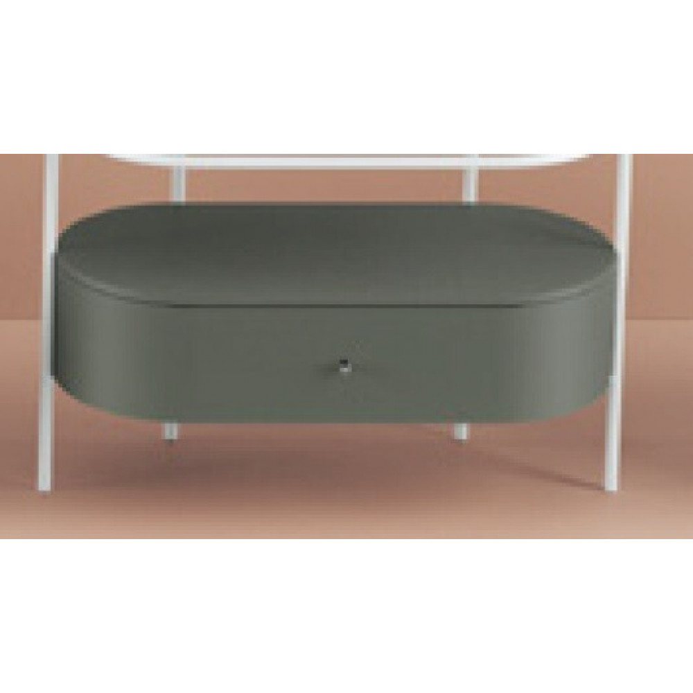 Ящик деревянный выдвижной, Artceram, Flair 4.0, 89х42хh21,5 см, для металлической консоли, цвет musk