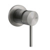 Смеситель для душа, Gessi, 316 Trame, на 1 потребитель, цвет-Steel Brushed