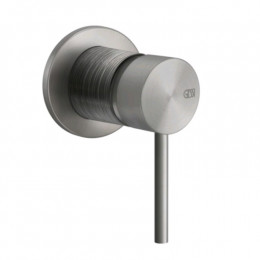 Смеситель для душа, Gessi, 316 Trame, на 1 потребитель, цвет-Steel Brushed