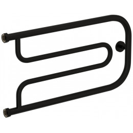 Полотенцесушитель, Сунержа, Гусли+, шгв 660*65-80*348, цвет-чёрный матовый