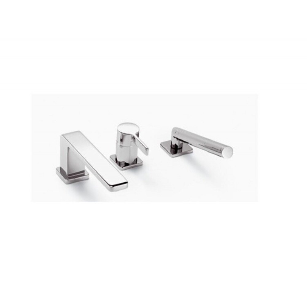 Смеситель для ванны и душа, Dornbracht, Lulu, цвет-платина матовая