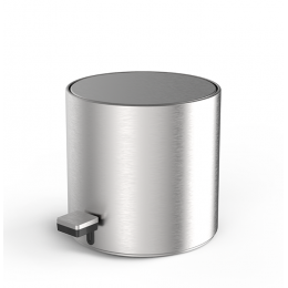 Ведро, Decor Walther, TE, с педалью, шгв 235*285*230, цвет-сталь матовая