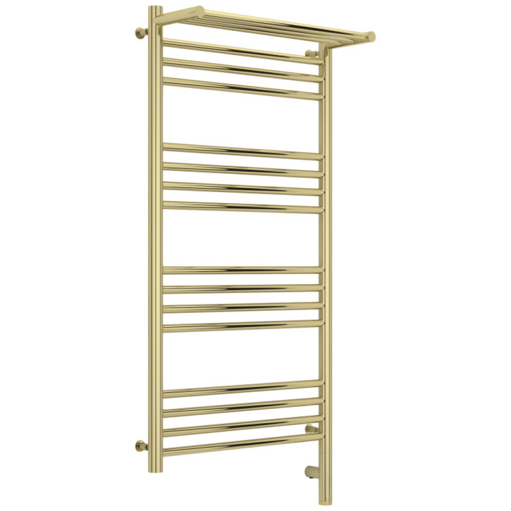 Полотенцесушитель, Сунержа, Богема 3.0, с 1 полкой, шгв 532*214*1124, нижнее справа, МЭМ, цвет-шампань